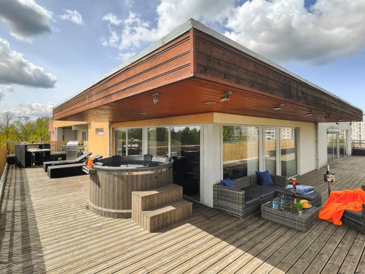 Skyhouse Riga Lux Penthouse & Spa エクステリア 写真